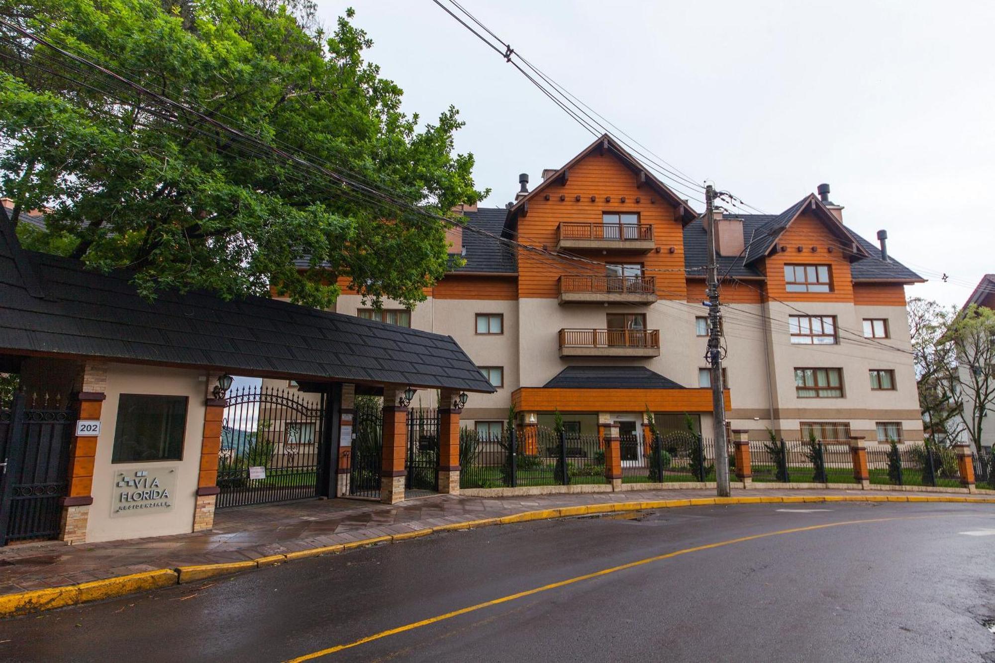 600 Metros, Rua Coberta - Centro Via Florida Apartment Gramado Exterior photo